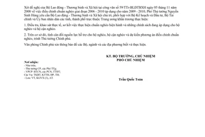 Công văn  8186/VPCP-KGVX nghiên cứu điều chỉnh chuẩn nghèo