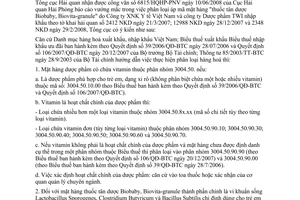 Công văn  5579/TCHQ-GSQL phân loại mặt hàng thuốc tân dược