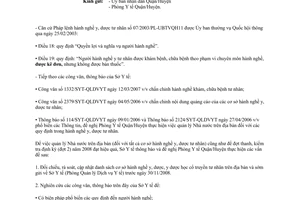 Công văn  6386/SYT-QLDVYT chấn chỉnh hành nghề khám, chữa bệnh tư nhân