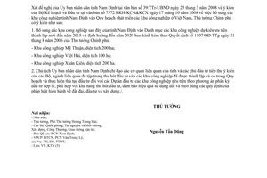 Công văn 1910/TTg-KTN 2008 bổ sung khu công nghiệp Nam quy hoạch khu công nghiệp Việt Nam