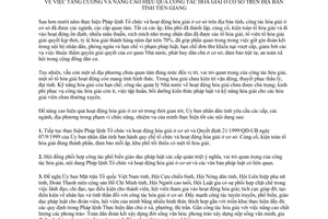 Chỉ thị 25/2008/CT-UBND tăng cường nâng cao hiệu quả công tác hòa giải ở cơ sở