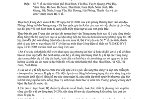 Công điện 7572/CĐ-BYT kịp thời đối phó diễn biến xấu mưa lũ