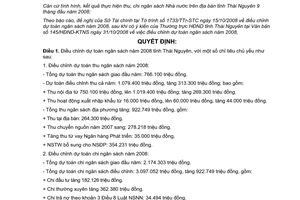 Quyết định số 59/2008/QĐ-UBND ngày 04/11/2008 do tỉnh Thái Nguyên ban hành