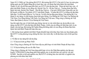 Thông báo 500/TB-BGTVT kết luận Bộ trưởng Bộ GTVT Chủ tịch Ủy ban an toàn giao thông quốc gia Hồ Nghĩa Dũng làm việc đại biểu quốc hội tỉnh Bình Thuận