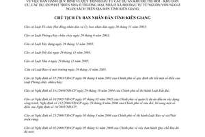 Quyết định 2612/QĐ-UBND 2008 đầu tư dự án khu đô thị mới khu dân cư nhà ở thương mại Kiên Giang