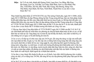 Công điện 7585/CĐ-BYT kịp thời đối phó diễn biến xấu mưa lũ