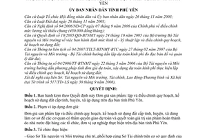 Quyết định 1823/2008/QĐ-UBND Đơn giá sản phẩm lập điều chỉnh quy hoạch