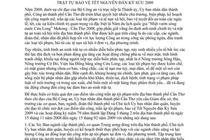 Chỉ thị 14/2008/CT-UBND tấn công trấn áp tội phạm đảm bảo an ninh tết Kỷ Sửu 2009 Cần Thơ