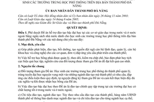 Quyết định 47/2008/QĐ-UBND phê duyệt Đề án hỗ trợ đào tạo bậc đại học tại cơ sở