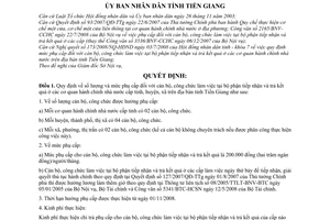 Quyết định 42/2008/QĐ-UBND số lượng mức phụ cấp cán bộ công chức