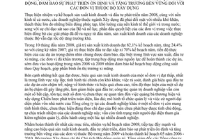 Chỉ thị 08/2008/CT-BXD giải pháp đẩy mạnh nâng cao hiệu quả hoạt động, đảm bảo phát triển ổn định tăng trưởng bền vững đơn vị thuộc Bộ xây dựng