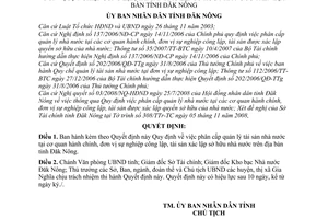 Quyết định 34/2008/QĐ-UBND  phân cấp quản lý tài sản nhà nước