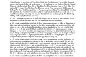 Thông báo 321/TB-VPCP kết luận Phó Thủ tướng Trương Vĩnh Trọng chỉ đạo giải quyết khiếu nại tố cáo tồn đọng bức xúc, kéo dài