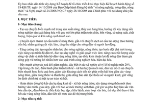 Kế hoạch 24/KH-UBND thực hiện hành động về nông nghiệp nông dân nông thôn