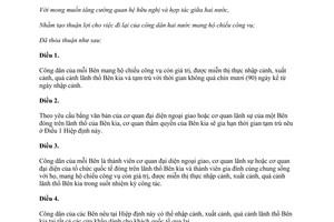 Hiệp định miễn thị thực cho người mang hộ chiếu công vụ giữa Việt Nam và Bra-xin