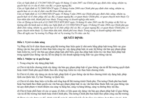 Quyết định 3568/QĐ-BGTVT quy định chức năng, nhiệm vụ, quyền hạn và cơ cấu tổ chức của Vụ Pháp chế