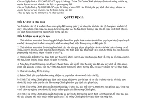 Quyết định 3565/QĐ-BGTVT quy định chức năng, nhiệm vụ, quyền hạn và cơ cấu tổ chức của Vụ Tổ chức cán bộ