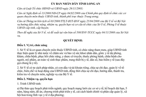 Quyết định 60/2008/QĐ-UBND chức năng nhiệm vụ quyền hạn Sở Y tế Long An