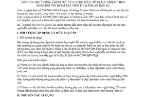 Thông tư liên tịch 09/2008/TTLT-BTP-BNV-BTC  chế độ phụ cấp trách nhiệm theo nghề đối với thẩm tra viên thi hành án dân sự