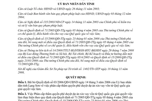 Quyết định 2582/QĐ-UBND năm 2008 bãi bỏ Quyết định 03/2006/QĐ-UBND Lạng Sơn