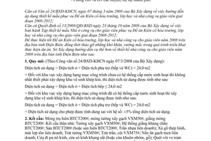 Công văn 883/SXD-GĐ hướng dẫn cụ thể mẫu nhà công vụ cho giáo viên