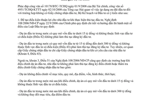 Công văn 9247/BKH-PC áp dụng ưu đãi đầu tư