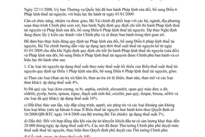 Công văn  16109/BTC-CST triển khai thực hiện Pháp lệnh sửa đổi Điều 6 Pháp lệnh thuế tài nguyên
