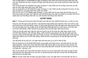 Nghị quyết 24/2008/NQ-HĐND thông qua phương án phân bổ ngân sách cấp tỉnh năm 2009 tỉnh Bạc Liêu