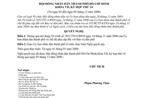 Nghị quyết 09/2008/NQ-HĐND chế độ phụ cấp đối với bảo vệ dân phố