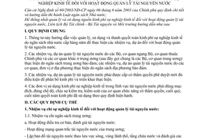 Thông tư liên tịch 118/2008/TTLT-BTC-BTNMT hướng dẫn quản lý,sử dụng và thanh quyết toán kinh phí sự nghiệp kinh tế hoạt động QL tài nguyên nước