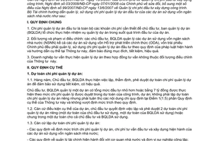 Thông tư 117/2008/TT-BTC hướng dẫn quản lý, sử dụng chi phí quản lý dự án đầu tư sử dụng vốn ngân sách nhà nước
