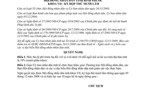 Nghị quyết 26/2008/NQ-HĐND lệ phí trước bạ đối với ô tô dưới 10 chỗ