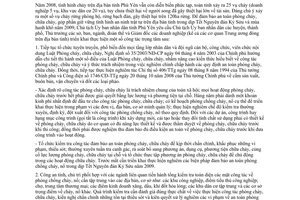 Chỉ thị 35/CT-UBND 2008 bảo đảm an toàn phòng chữa cháy Tết nguyên đán mùa khô hanh 2009 Phú Yên