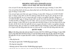 Nghị quyết 42/2008/NQ-HĐND điều chỉnh chế độ công tác phí chi tổ chức hội nghị