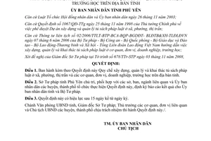 Quyết định 079/2008/QĐ-UBND xây dựng quản lý tủ sách pháp luật Phú Yên