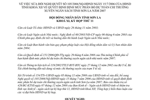Nghị quyết 248/2008/NQ-HĐND định mức phân bổ dự toán chi thường xuyên NS Sơn La