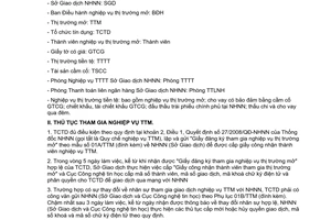 Quy trình 10876/QT-NHNN nghiệp vụ thị trường mở