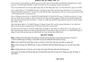 Nghị quyết 148/2008/NQ-HĐND điều chỉnh phân bổ vốn đầu tư Chương trình 135 giai đoạn II Điện Biên