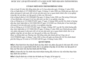 Quyết định 57/2008/QĐ-UBND phân cấp quản lý nhà nước tài sản nhà nước tại cơ quan hành chính, đơn vị sự nghiệp công lập
