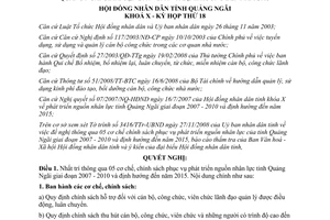 Nghị quyết 65/2008/NQ-HĐND cơ chế chính sách phục vụ phát triển nguồn nhân lực