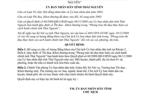 Quyết định 66/2008/QĐ-UBND số lượng bằng khen thi đua cải cách hành chính Thái Nguyên