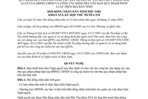 Nghị quyết 167/2008/NQ-HĐN chi công tác xây dựng văn bản pháp luật tỉnh Phú Thọ