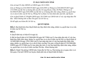 Quyết định 707/QĐ-UBND năm 2008 chức năng nhiệm vụ quyền hạn Sở Nội vụ Bình Định