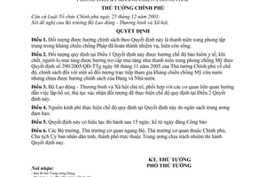 Quyết định 170/2008/QĐ-TTg chế độ bảo hiểm y tế và trợ cấp mai táng Thanh niên xung phong thời kỳ kháng chiến chống Pháp