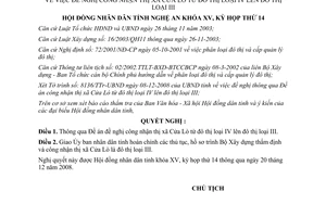 Nghị quyết 260/2008/NQ-HĐND công nhận thị xã Cửa Lò từ đô thị loại IV lên đô thị loại III Nghệ An