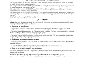 Quyết định 8525/QĐ-BGDĐT phân công bổ sung công tác của Thứ trưởng các lĩnh vực, nhiệm vụ liên quan tới nhiều đơn vị cơ quan Bộ Giáo dục và Đào tạo