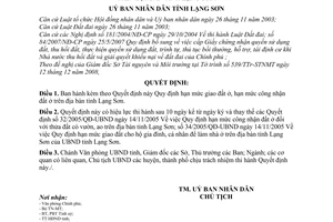 Quyết định 33/2008/QĐ-UBND hạn mức giao đất ở, công nhận đất ở