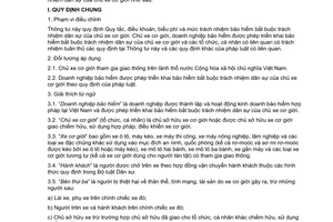 Thông tư 126/2008/TT-BTC quy tắc điều khoản biểu phí mức trách nhiệm bảo hiểm bắt buộc dân sự chủ xe cơ giới