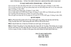 Quyết định 79/2008/QĐ-UBND Đề án phát triển tổ chức hành nghề công chứng