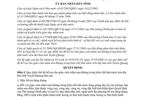 Quyết định 28/2008/QĐ-UBND hỗ trợ cho giáo viên mầm non ngoài biên chế Tuyên Quang